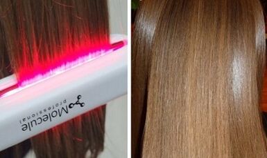 Repair deep hair with molecular shine